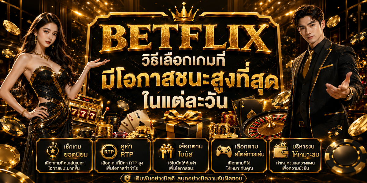 BETFLIX วิธีเลือกเกมที่มีโอกาสชนะสูงที่สุดในแต่ละวัน